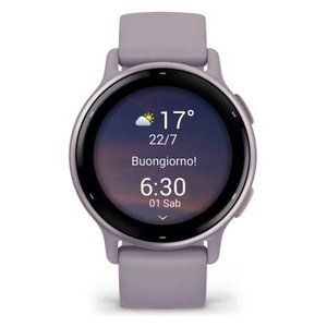 Montre connectée <span class=keywords><strong>Garmin</strong></span> <span class=keywords><strong>Vivoactive</strong></span> 5 Orchid Metallic 42 mm AMOLED avec GPS et surveillance de la fréquence cardiaque - Product Image 2
