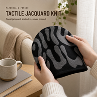 Bonnet en tricot jacquard bicolore personnalisé, sans revers, style dôme, bonnet de luxe pour l'hiver, pour hommes et femmes, vente en gros, bonnets de créateur
