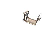 Collier de serrage double en U pour serres agricoles, en zinc/aluminium/cuivre/acier, certifié ISO 9001