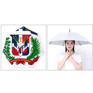 Chapeau parapluie personnalisé à thème drapeau national de Guam en gel argenté, parapluie de tête portable pour les voyages en extérieur et les scénarios de travail sur le terrain - Product Image 6