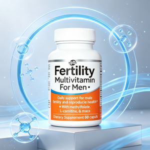 Vente en gros usine OEM Vitamines naturelles Multivitamines Aide à la fertilité pour femmes Supplément de fertilité Soutien du nombre et de la motilité des spermatozoïdes chez l'homme - Product Image 1