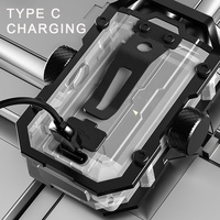 TAIKOO Lampe torche LED COB multifonction rechargeable, lampe de travail, lampe de poche étanche, lampe de secours, mini lampe torche de poche