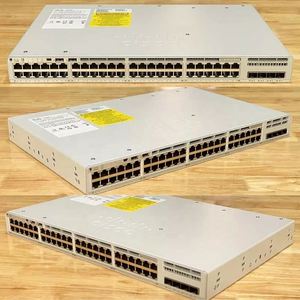 C9200L-48T-4X-E ของแท้ใหม่ C9300L-48T-4X-E สวิตช์ซิสโก้ 48 พอร์ต Gigabit 4x10G SFP+ Uplinks QoS & SNMP รุ่น C9200L-48T-4X-E - Product Image 5