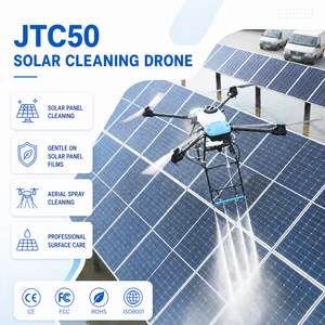 Drone de nettoyage de panneaux solaires industriels, UAV de nettoyage photovoltaïque, équipement de maintenance de modules PV pour fermes solaires - Product Image 1