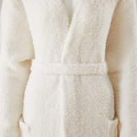 Magic Green personnalisé confortable Robe en tricot femmes hommes surdimensionné sans cou Robe blanche confortable vêtements de détente pour femmes peignoir doux