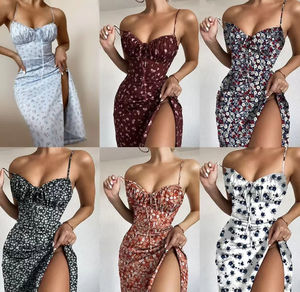 Ensemble décontracté sexy imprimé pour femme, haut et robe, style sans marque, envoi aléatoire en gros QZ-080 CN;GUA - Product Image 4