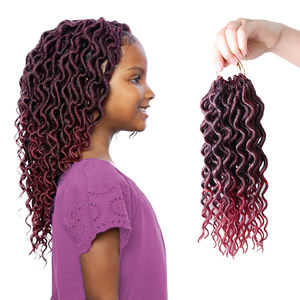 Mambo Faux Curly Spring Twist pour tout-petits, locs synthétiques pour enfants, super mignonnes, tresses au crochet, <span class=keywords><strong>coiffure</strong></span> pour enfants, extensions de cheveux - Product Image 3