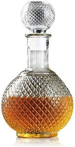 1L Glas-Dekanter mit Luftdichtem Kugelverschluss Whiskey-Dekanter-Set für Alkohol Wein Mundwasser Bourbon Brandy Likör Saft - Product Image 2