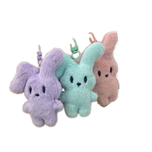 2025 New Arrivals Dễ Thương Sáng Tạo Bông Gấp Tai Thỏ Sang Trọng Keychain Phim Hoạt Hình Thỏ Búp Bê Mặt Dây Chuyền Túi Xu Hướng Trẻ Em Đồ Chơi - Product Image 2