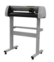 Fábrica 28 ''Modelo lujoso de HE720 Plotter de corte de pegatinas de gráfico de vinilo de contorno semiautomático Hecho en China