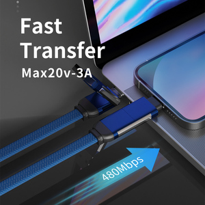 ที่เปิดขวดแบบพกพา สายดาต้า 3A 60w ชาร์จเร็ว พร้อมสายดาต้า <span class=keywords><strong>4</strong></span> in 1 สำหรับสมาร์ทโฟน รุ่นมาแรงปี 2026 - Product Image 5