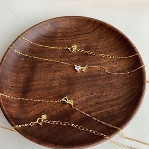 สร้อยคอจี้รูปหัวใจประดับเพชร CZ เงินแท้ 925 ชุบทอง 18K ยี่ห้อ Dylam Trendy มีสินค้าพร้อมส่ง ไม่มีขั้นต่ำในการสั่งซื้อ - Product Image 4