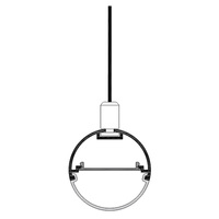 Profilé de tube rond à led profilé en aluminium profilé de canal à LED avec diffuseur à led incurvé