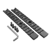 Kit de montage de télescope en aluminium à 7 emplacements, 3 pièces, 20 mm, système de montage à base longue en 2 parties