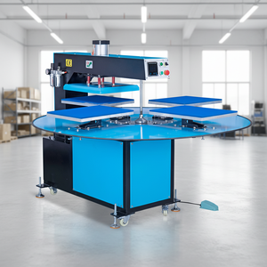 Macchina per Stampa <span class=keywords><strong>a</strong></span> Caldo <span class=keywords><strong>a</strong></span> Quattro Stazioni J Factory, Personalizzabile, per Sublimazione e Stampa DTF, Ideale per Loghi su Magliette - Product Image 4