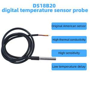 Waterproof <strong>Stainless</strong> <strong>Steel</strong> Probe <strong>Temperature</strong> <strong>Sensor</strong> Industrial Use DS18B20 Digital <strong>Temperature</strong> <strong>Sensor</strong> Probe - Product Image 4