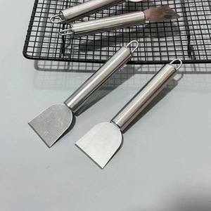 Stainless Steel <b>Cleaning</b> Spatula Round Head Kitchen Grease <b>Scraper</b> Multi Purpose Tool - Product Image 4