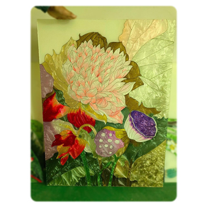 Цветное стекло с павлиньим дизайном, оптовая продажа, цветное стекло с текстурой, многоцветное стекло для украшения отеля - Product Image 6