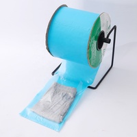 Emballage automatique personnalisé en usine poly sacs en PE-BD pré-ouvert sur rouleau rouleau de sac en plastique perforé et imprimé