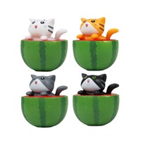 Porte-clés personnalisé en PVC souple 3D en forme de pastèque, porte-clés en caoutchouc PVC de dessin animé, logo personnalisé, cadeau promotionnel durable