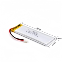 LITHIUM CELL CHINE FOURNISSEUR Haute Capacité 402780 950mAh 1000mAh 3.7V POUCH Batteries pour Guitare Page Turner