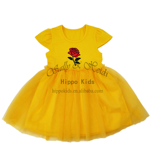 Listo para enviar hipopótamo niños bebé Gilr princesa vestidos de fiesta 3m-12 años tutú vestido informal - Product Image 3