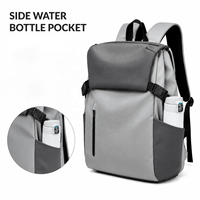 Mochila Expandible con Cierre de Cremallera SBS, Mochila para Portátil con Bolsillo para Botella de Agua, Mochila Impermeable para Viajes y Actividades al Aire Libre