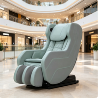 Sillón de Masaje con Compresión Caliente, Sillón de Masaje de Lujo para el Hogar, Gravedad Cero, Shiatsu, Calefacción, Sofá Eléctrico Inteligente, Cuero PU