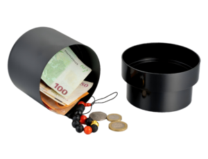 Caja de Seguridad para Llaves con Diseño de Maceta, 122x122x132mm, Caja de Almacenamiento de Acero para Llaves, Gabinete con Cerradura - Product Image 2