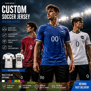 <span class=keywords><strong>Maillot</strong></span> de football personnalisé OEM ODM, tenue d'équipe, uniforme de <span class=keywords><strong>sport</strong></span> à séchage rapide, <span class=keywords><strong>maillot</strong></span> de football avec logo personnalisé - Product Image 2