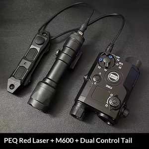 Pointeur laser tactique multifonction en métal PEQ15 <span class=keywords><strong>DBAL</strong></span> avec boîte de batterie OGL à queue de souris, viseur laser vert, lampe torche - Product Image 4