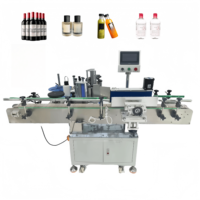 Machine d'impression d'étiquettes de bouteilles d'eau rondes automatiques d'origine, imprimante pneumatique d'étiquettes en rouleau, machine d'étiquetage de bouteilles avec convoyeur