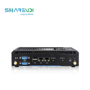 全新无风扇迷你电脑 Core I3 I5 I7 第 11 代嵌入式工控计算机，带 4*RS232 RS485 2*RJ45 接口，支持 Wins11 Linux 操作系统，适用于工业应用 - Product Image 3