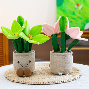 Juguetes de Peluche Personalizados, Peluche de Orquídea, Impresionante Decoración para Macetas, Decoración para el Hogar, Adornos para Fiestas - Product Image 3