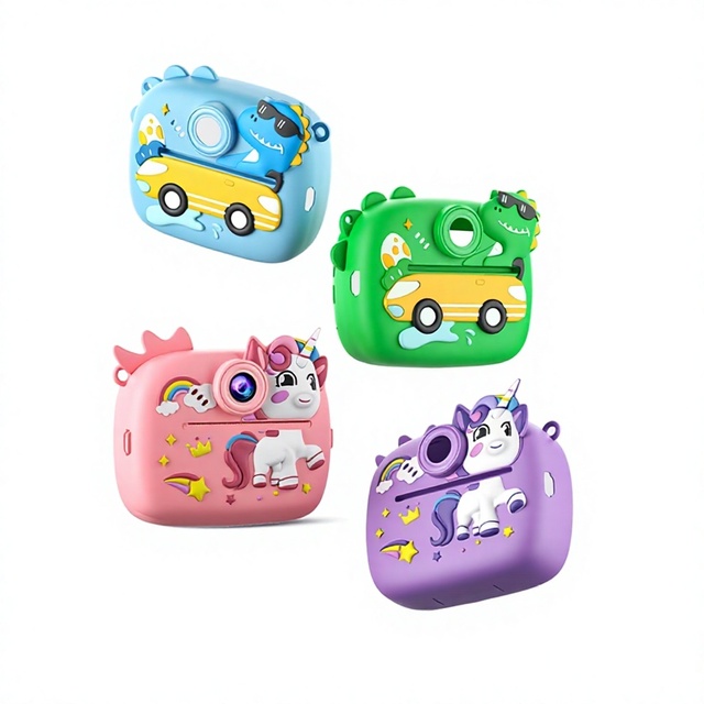 Cross-border New Children Print Camera with 2.4-inch Screen and TF Card Media Mini Camera Gift