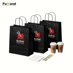 Bolsa de Papel para Comida para Llevar con Impresión Personalizada y Garantía de Calidad, Bolsa de Papel con Tinta a Base de Agua, Gran Venta - Product Image 6