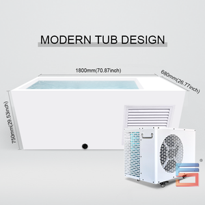 Wifi-kiểm soát Ozone vệ sinh an toàn bảo vệ thấp-tiếng ồn thiết kế Acrylic trắng tất cả-trong-một Băng bồn tắm - Product Image 4