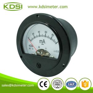 Nouveau design BO-52 DC100mA analogique jaune rétroéclairage panneau dc indicateur d'ampère - Product Image 5