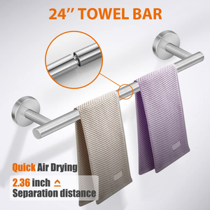 Soporte de Metal Inteligente Autoadhesivo Cromado para Toallas de Papel de Cocina y Baño, Estante para Accesorios de Ducha, Juego de Soportes para Baño - Product Image 4