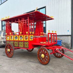 Chariot de mariage classique de style chinois, remorque extérieure, chariot de tourisme classique pour les <span class=keywords><strong>vacances</strong></span> - Product Image 3