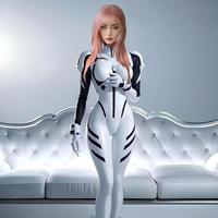 Robot d'intelligence émotionnelle de bureau IA - Compagnon émotionnel, Assistant IA multilingue de bureau, Modèle de robot féminin pour la famille