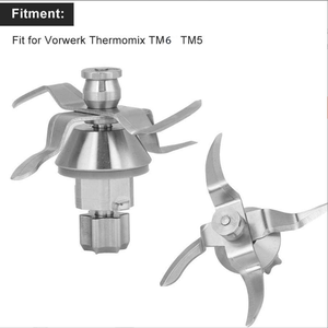 Lame de rechange en acier inoxydable 304 haute résistance pour robot culinaire <span class=keywords><strong>Thermomix</strong></span> TM5 TM6 - Product Image 3