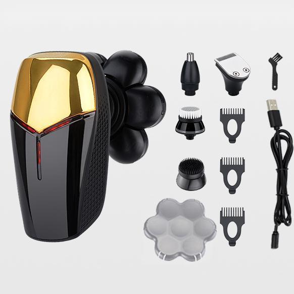 Head Shaver 7D Upgrade 5 in 1 Head Shavers for Bald Men Head Mini Electric Razor with Nose Hair Sideburns Trimmer