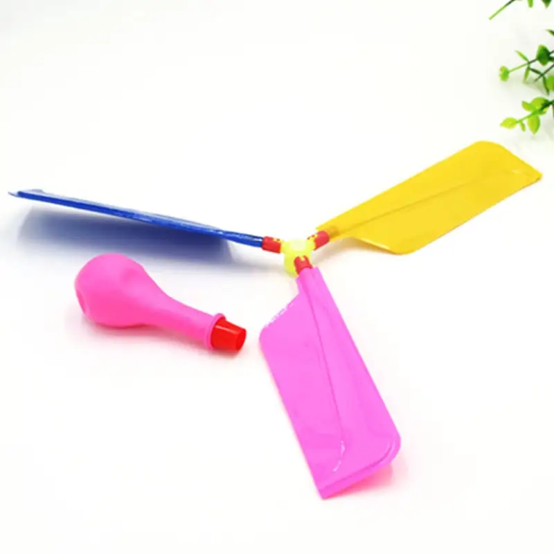 Children's Outdoor Funny Balloon Helicopter Launcher Set Balloon Parent-child Interactive Children's Educational Toys Gift
