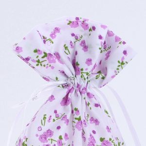 Various Cloth Drawstring <b>Gift</b> <b>Bag</b> Small <b>Flowers</b> Everyday Use for Birthday Baby Shower Wedding Factory Price - Product Image 6