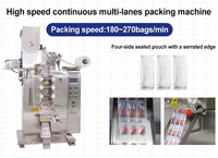 Machine d'emballage verticale entièrement automatique multi-voies pour sachets de piment et de pâte de tomate