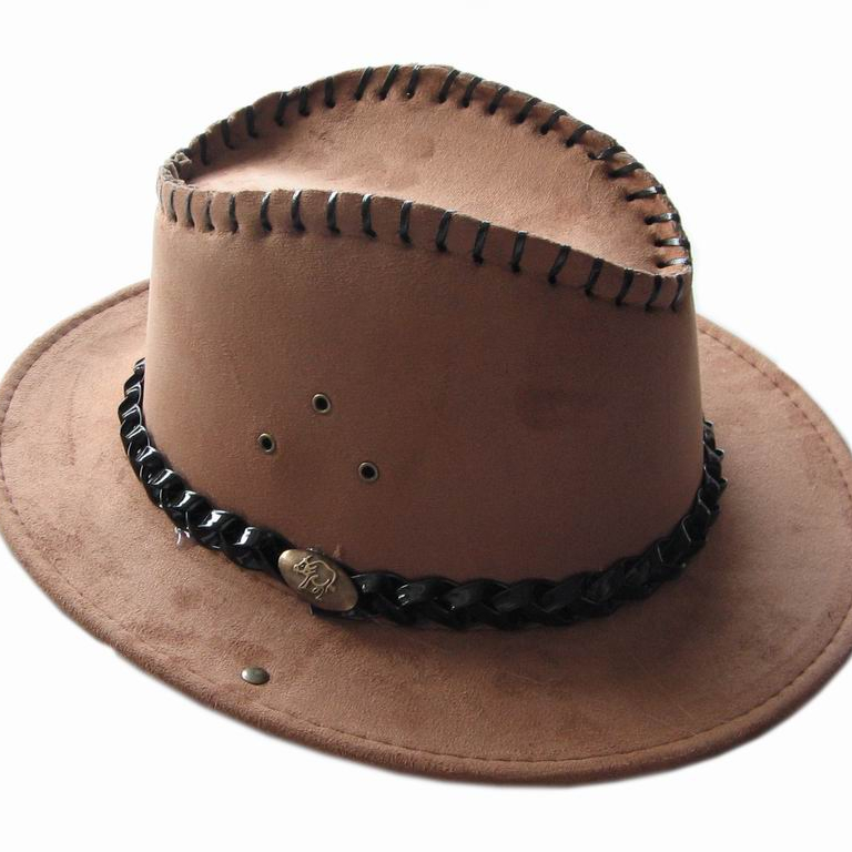high quality western decor leather Cowboy Hats
