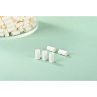 Pailles courtes biodégradables blanches en gros, tubes en papier jetables pour cigarettes