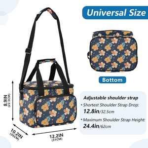 Nouvel Arrivage Sac Isotherme Hawaïen Grande Capacité Personnalisé Lehua Hau pour Repas Préparés avec Logo - Product Image 3