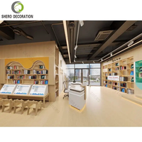 Étagère moderne Étagères de magasin de papeterie Conception de magasin de papeterie Meubles de librairie Étagères de présentation de papeterie